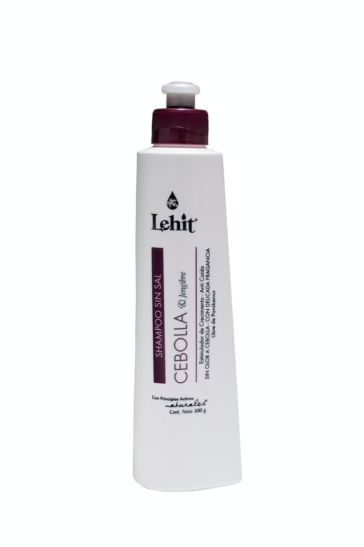 Shampoo Sin Sal Cebolla & Jengibre X300G Lehit MORADO Morado