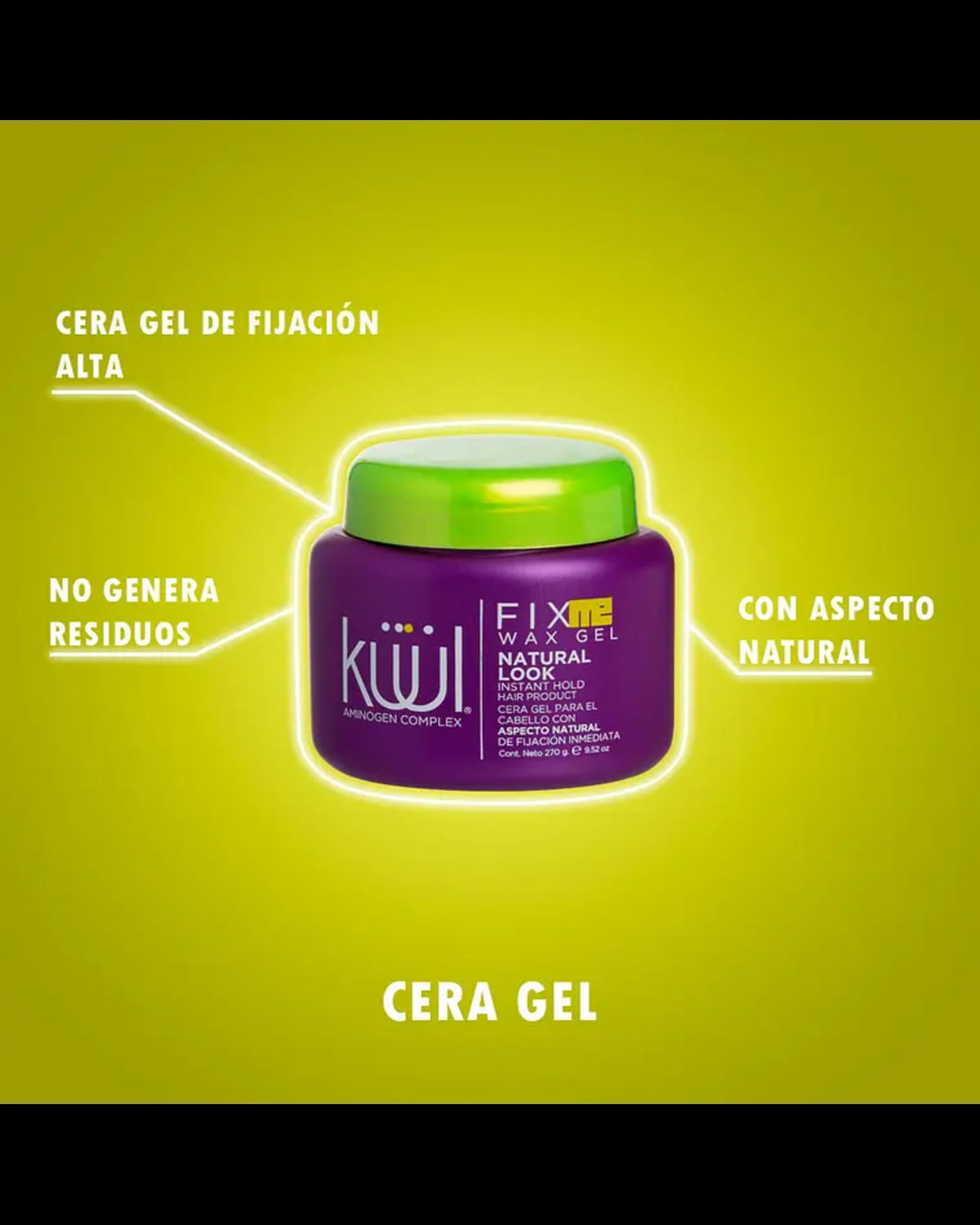 Gbl Kuul Wax Gel Aspec Natural 270G MORADO Morado Tienda de